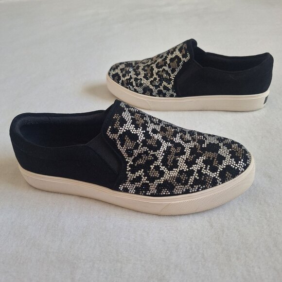 💙 Aldo Sequined Slip On Sneakers Size 10 Boatshoes Comfortable Casual - Picture 1 of 8